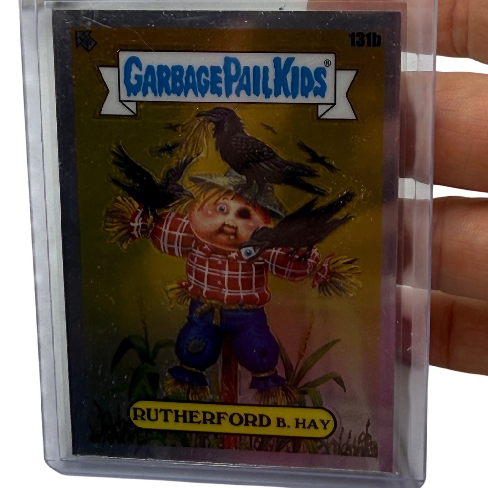 Garbage Pail Kids Lot 6 Cards GPK Vintage + Foil Chrome Rutherford Hay